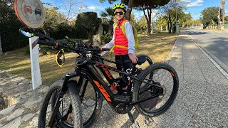 EBIKE KTM KTM Electric Bike KTM Cycling tour through the beautiful places of Andalusia [upl. by Tryck366]