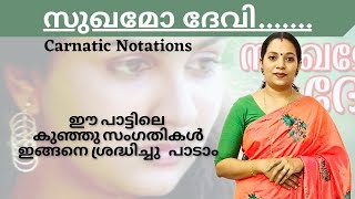 Sukhamo Devi Carnatic Notes  Malayalam movie Learn to Sing Better [upl. by Sherrer985]