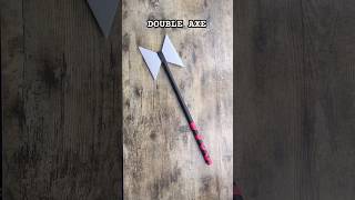 DOUBLE AXE ORIGAMI TUTORIAL WEAPON CRAFT STEP BY STEP  HOW TO FOLD PAPER AXE ORIGAMI WORLD TUTORIAL [upl. by Hedve]