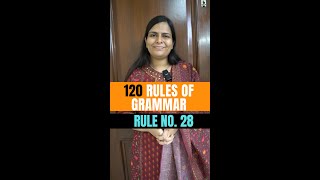 120 rules of grammar  Rule 28 Grammar Rules  Nimisha Bansal [upl. by Charters111]