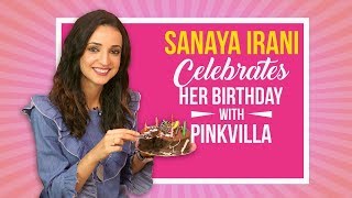 Sanaya Irani celebrates her birthday with Pinkvilla  Bollywood  Fashion  Birthday Celebration [upl. by Anauqaj]