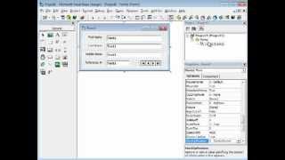 VB6  How to connect ADO with MSAcess 2007 accdb Database  Tutorial 1mp4 [upl. by Anelec]