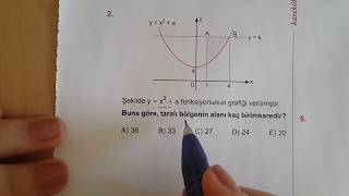 Karekök YKSLYSMatematik İNTEGRAL Test 15 Anlatımlı Çözümleri [upl. by Xam]