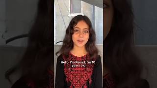 I am Tenyearold Renad Attallah and I have been sharing my cooking tutorials from Gaza Strip gaza [upl. by Llegna727]