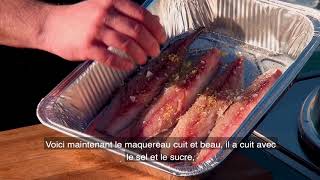 Cuisson de maquereau fumé  Smoked Mackrel Recipe FRENCH [upl. by Baum]