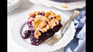 Classic Blueberry Pie Recipe [upl. by Annaeoj824]