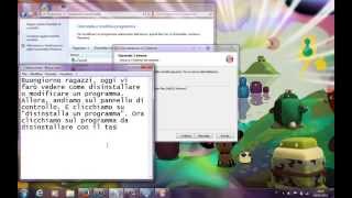 Come disinstallare o modificare un programma [upl. by Nooj]