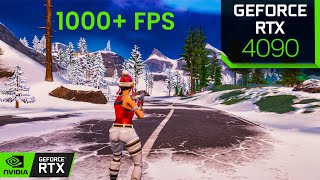 Fortnite RTX 4090 24GB  i9 14900K LowSettings 1000 FPS  Performance Mode [upl. by Anirbaz]