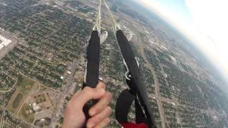 Skydiver Loses Parachute During Flight [upl. by Iba]