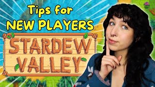 Tips amp Tricks for Stardew Valley Beginners SPOILER FREE [upl. by Ewan222]