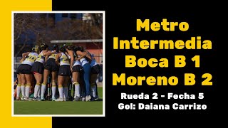 Torneo METROPOLITANO  INTERMEDIA  BOCA B 1 MMORENO B 2 [upl. by Nyrual866]