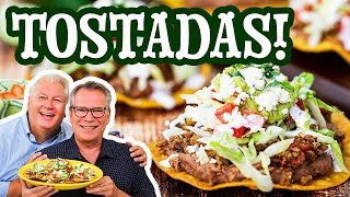 The BEST Beef Tostadas EVER And SO EASY [upl. by Christiana251]