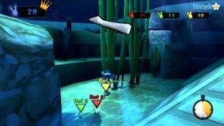 Raving Rabbids Travel in Time Walkthrough  Shootarium Caesar Salad [upl. by Nelon]