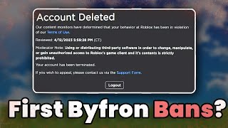 Roblox Byfron Banwave Bans Thousands of Roblox Exploiters 2024 [upl. by Naedan976]