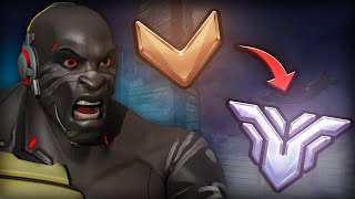 TOXIC Unranked to GM on Doomfist Rank 1 Peak  Overwatch 2 [upl. by Gnouc541]