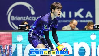 Ran Takahashi DOMINATED Against Lube in Italian Volleyball League 2024 [upl. by Jerrilyn]