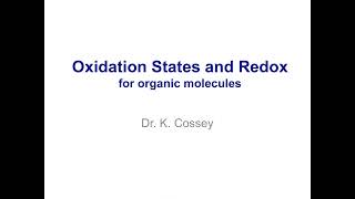 Determining Oxidation States for Organic Molecules [upl. by Nylssej]