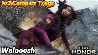 1 Content Creator vs 3 Troglodytes Walooosh For Honor [upl. by Enenstein]