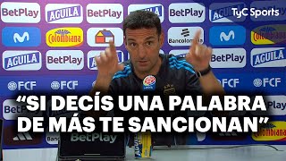 quotÉL Y LOS CINCO DEL VAR VIERON EL PENAL EL RESTO NOquot 🔥 SCALONI CONFERENCIA COMPLETA POST COLOMBIA [upl. by Medrek]