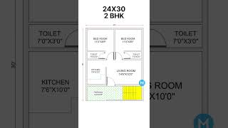 24X30 home plan design [upl. by Oiluarb136]