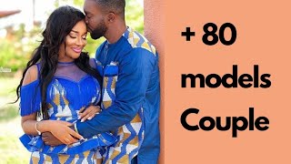 IDÉES MODELS AFRICAINS POUR COUPLES VÊTEMENTS DE CEREMONIE EN TISSU WAX POUR MONSIEUR MADAME 80 [upl. by Vedetta880]