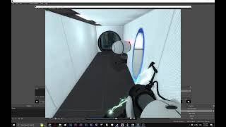 I played portal 1 in PORTAL 2 [upl. by Neelhtak978]