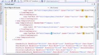 Lesson 4 Part 4 Gridview AJAX Validators ASPNET C [upl. by Aivin180]