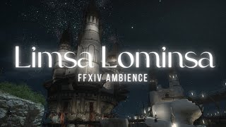 Limsa Lominsa Night Ambience  FFXIV  Music to Study and Relax [upl. by Anirbys]