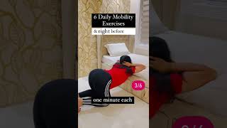 6 Easy Daily Mobility Exercises morningexercise dailyexercise shorts fyp easyexercise beginner [upl. by Lenad]