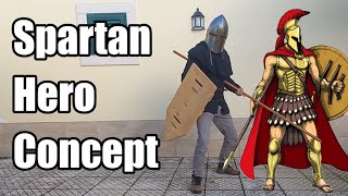 For Honor  Spartan Hero Moveset amp Feats [upl. by Marriott]