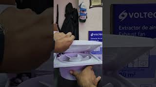 Extractor de aire Volteck 46099 conexión fácil truper volteck extractor unboxing [upl. by Aerdna]