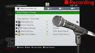 Recording Peoples Voices on Xbox Live Hilarious Rage [upl. by Karmen]