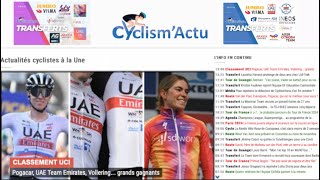 Cyclisme  MercatoTransfert 2023  Tout savoir sur les Transferts 20232024 cest sur CyclismActu [upl. by Chapell]