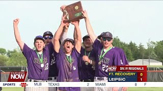 DIV IV Baseball Fort Recovery Stuns Leipsic 51 Indians Advance to State for First Time Since [upl. by Tisha]