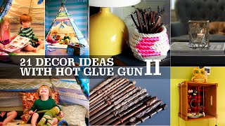 21 Decor ideas with Hot Glue gun 2 [upl. by Zellner]