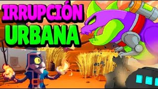 🦖IRRUPCION URBANA🦖 Mi Primera vez Jugando ⭐️BRAWL STARS byRouss⭐️ [upl. by Yobybab434]