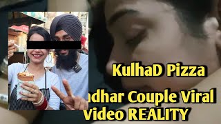 Kulhad Pizza Viral Video  Jalandhar Couple Private Video  Gurpreet Kaur Viral Video  REALITY [upl. by Ingeborg815]