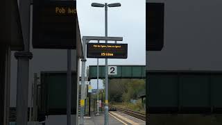 Special message on the announcement board in Gowerton Train Station [upl. by Ellevel196]