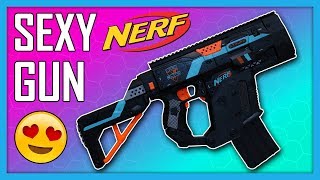 Cool Nerf Gun Mod  Nerf Stryfe Cosmetic Mod  WORKER Kriss Vector Kit [upl. by Znarf]