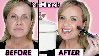 GRWM BareMinerals Full Face Makeup Tutorial for Mature Skin [upl. by Ecinuahs]