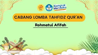 UMKPMI 2024Rohmatul Afifah [upl. by Anilys857]