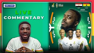 LIVE COMMENTARY amp DISCUSSIONS GHANA🇬🇭 VS 🇪🇬EGYPT2023 AFCON TOURNAMENT [upl. by Notnroht125]