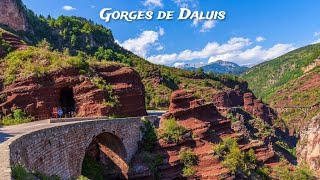 Gorges de Daluis 🇫🇷 by Motorcycle  Balcony Roads of the French Alps [upl. by Alekal]