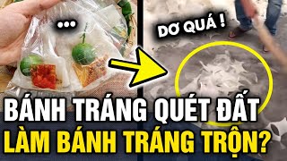 Xôn xao clip dùng chổi QUÉT VỤN BÁNH TRÁNG được cho là tại một cơ sở BÁNH TRÁNG TRỘN  Tin 3 Phút [upl. by Boulanger]