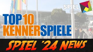 SPIEL 24  Top 10 Kennerspiele Neuheiten [upl. by Eeram44]