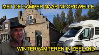 Met de camper naar Noordwelle  Winterkamperen in Zeeland [upl. by Peacock]