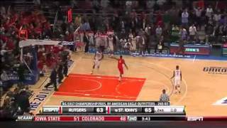 Rutgers vs St Johns controversial ending Big East Tournament  YouTube4flv [upl. by Nnair421]