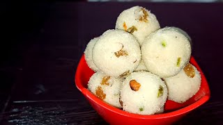 Diwali ki mithaai chawal ke laddu recipe  बिना मावा बिना मिल्क पाउडर सिर्फ 1चम्मच घी से लड्डू [upl. by Ahsenroc]