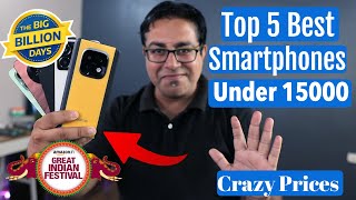 Top 5 Best Phones Under 15000 in September 2024 [upl. by Syned153]