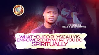 What you do physically is empowered by whatyoudo spiritually your real life is your spiritual life [upl. by Brant918]